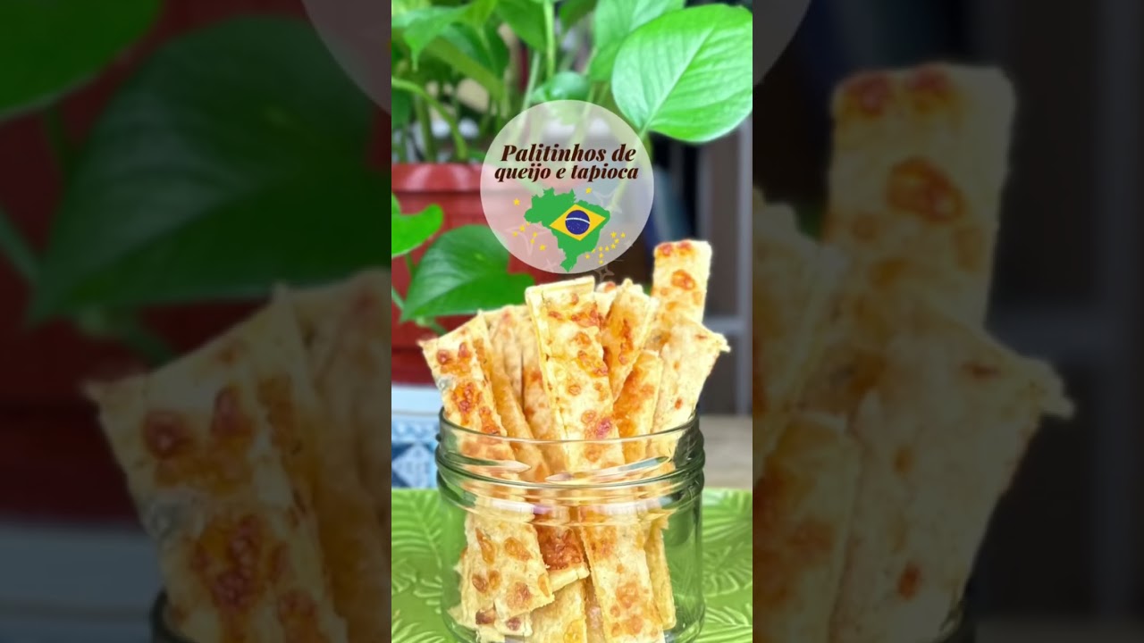 Palito de tapioca com queijo! Super crocante, prático e low carb !! Receita na descrição