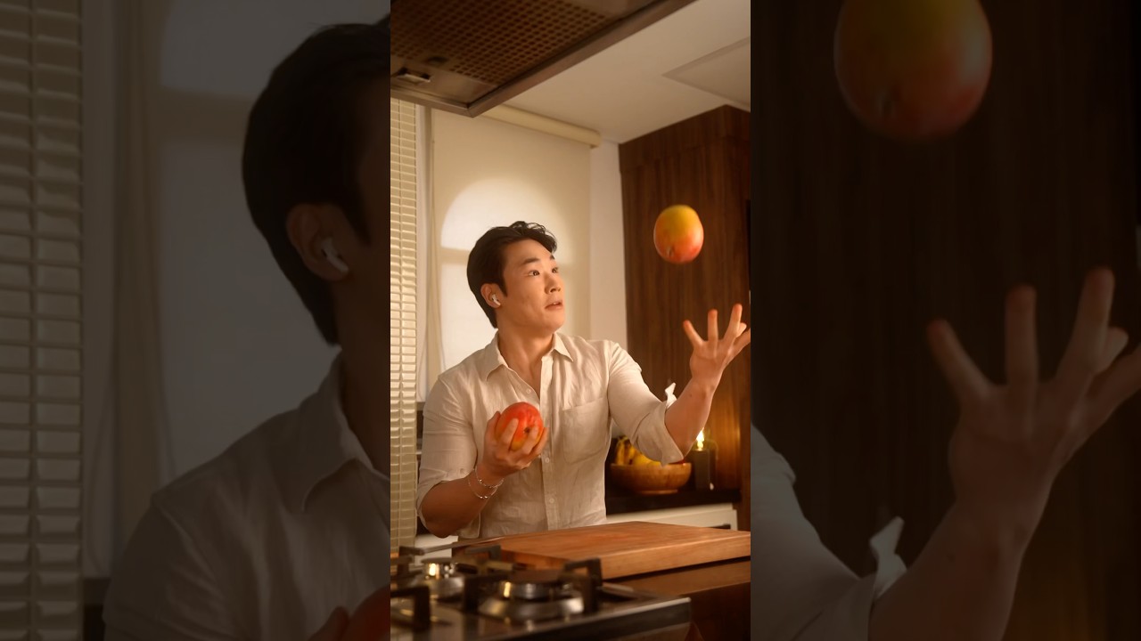 salada de frutas 🍓🍌 #sobremesa #receita #frutas #asmr #shorts