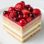 Pavê de Frutas Vermelhas