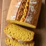 pão de mandioquinha sem glúten caseiro macio cortado