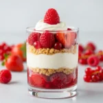 verrine de frutas vermelhas