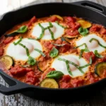 Tomatada com Courgete e Ovos