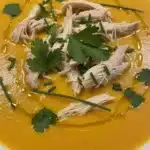 sopa de abóbora com frango para emagrecer