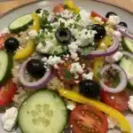 Salada Mediterrânica de Quinoa