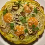 Torta de Repolho de Frigideira