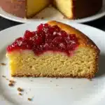 Bolo Fuba com Goiaba