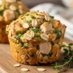 Receita de Muffin de frango com aveia