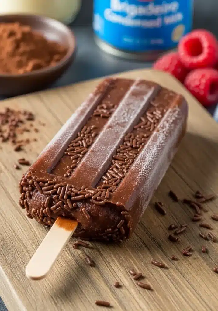 Picolé de Brigadeiro Proteico