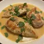 Filé de Peito de Frango com Leite de Coco