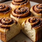 Pão de canela simples e fofinho