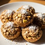 Bolinho de maçã com coco e canela zero açúcar