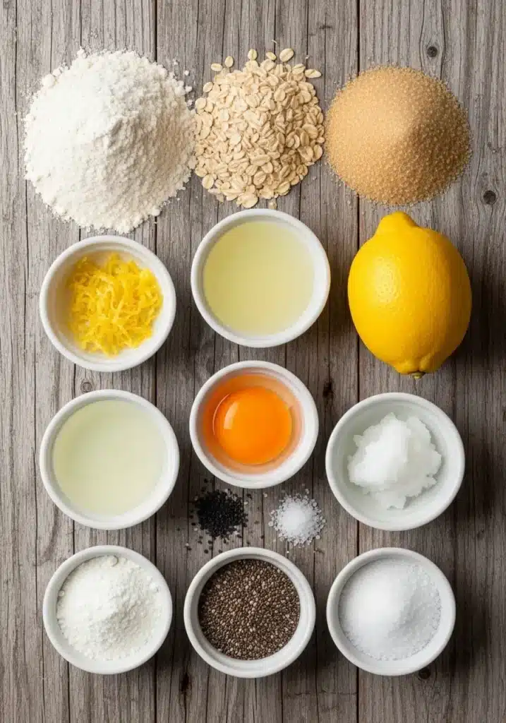 Biscoito Saudável de Limão e Chia