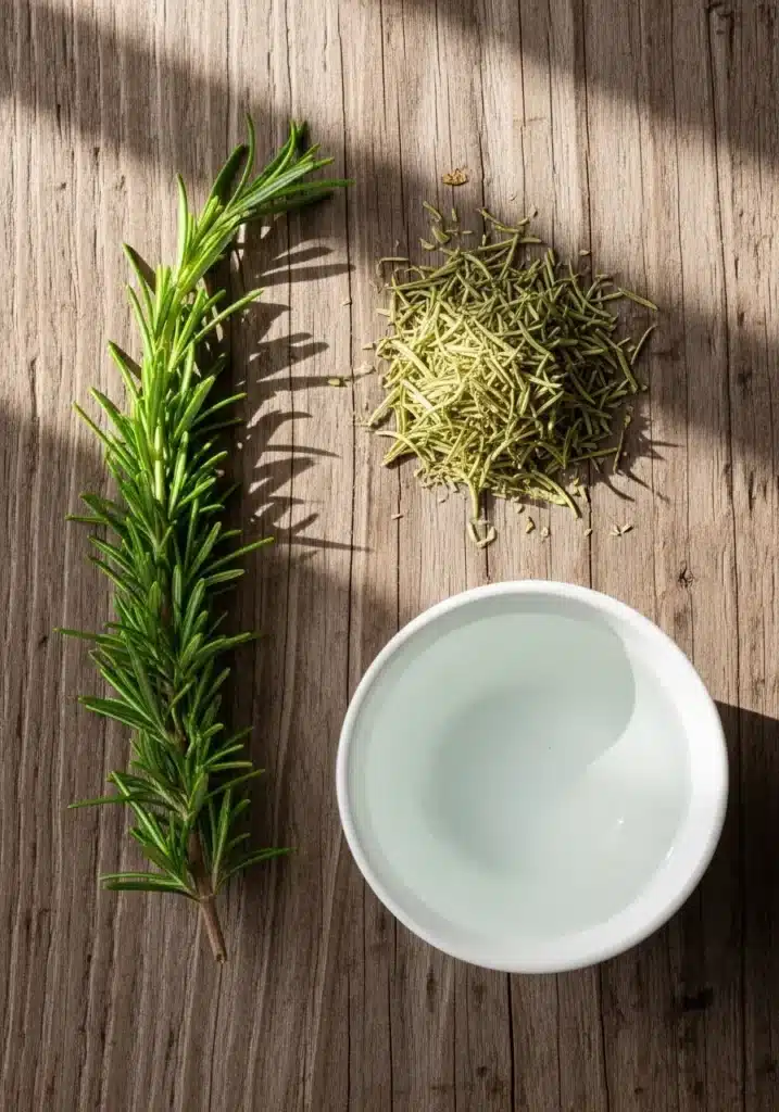 CHÁ DE ALECRIM EM JEJUM