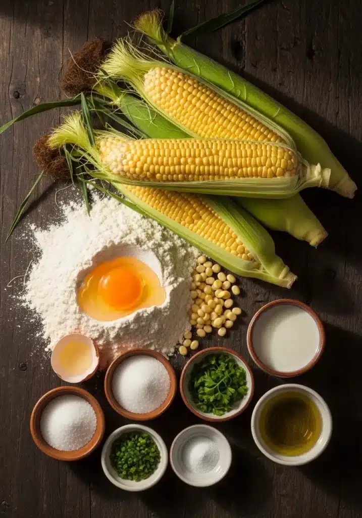 receita de bolinho de milho verde frito