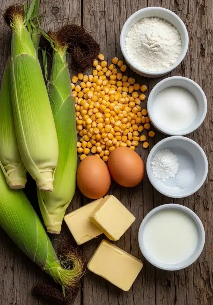 Panquecas de milho verde