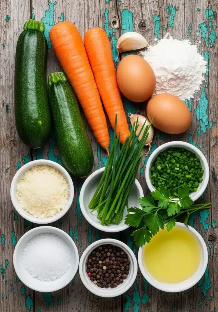 Bolinho de Abobrinha e Cenoura