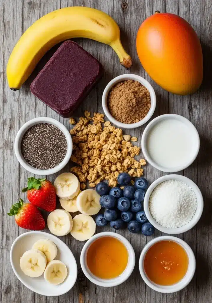 Tigela de Smoothie Encantada da Amazônia