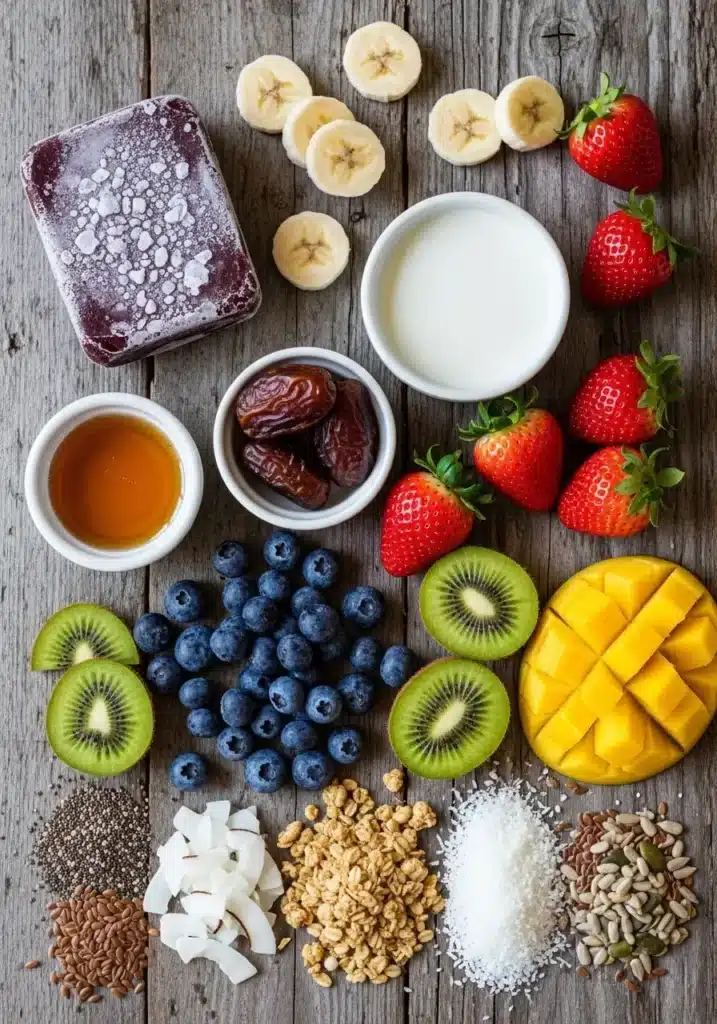 Tigela de Açai Vegana Simples