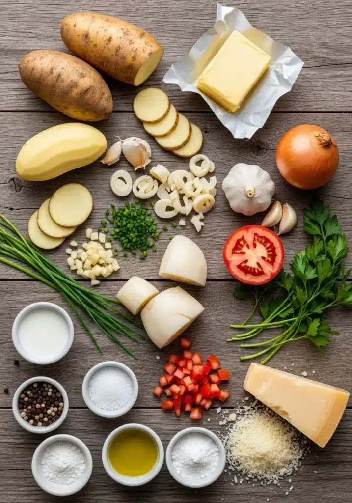 Escondidinho de Palmito com Purê de Mandioquinha