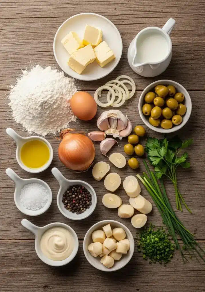 Pastel de Forno de Palmito com Azeitonas