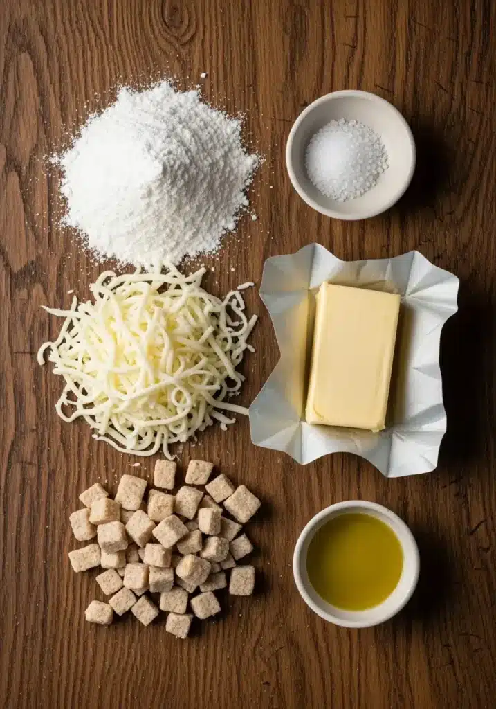 Tapioca Recheada com Queijo Derretido