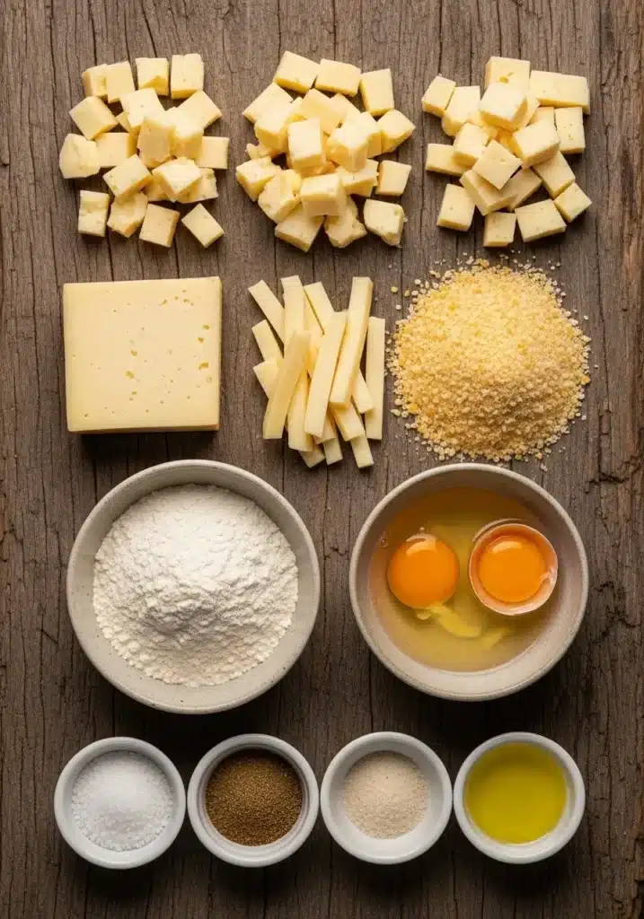 Queijo Empanado Crocante