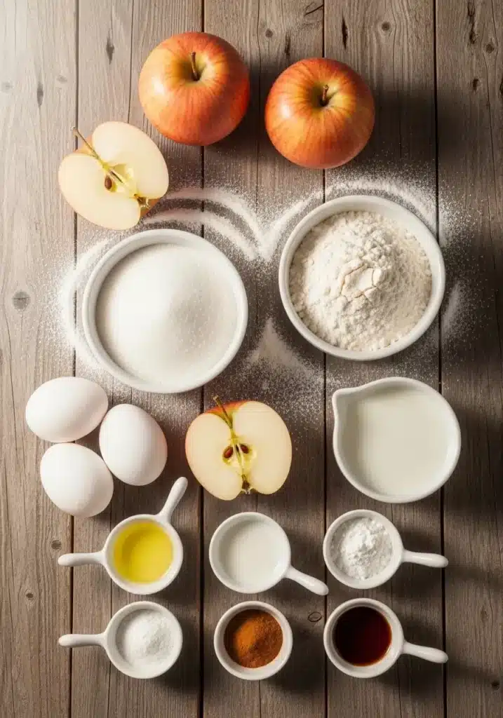 Bolo de maçã super cremoso