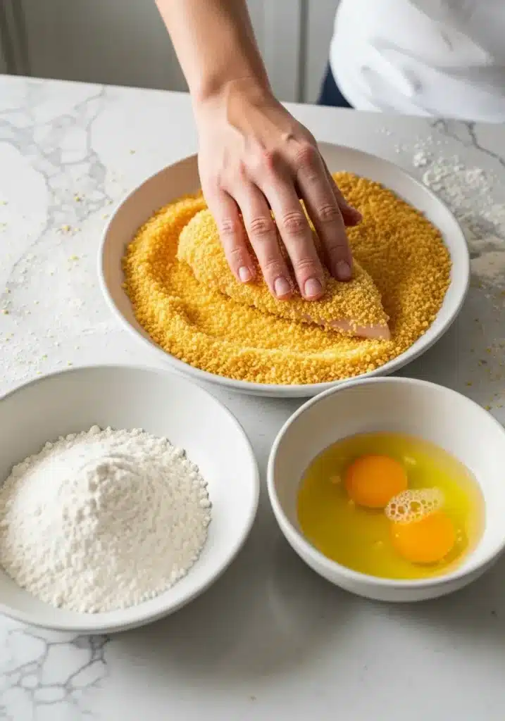 frango à milanesa na air fryer