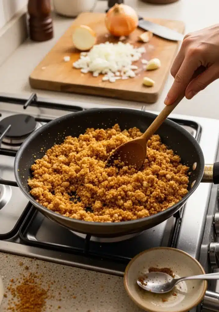 farofa de soja crocante