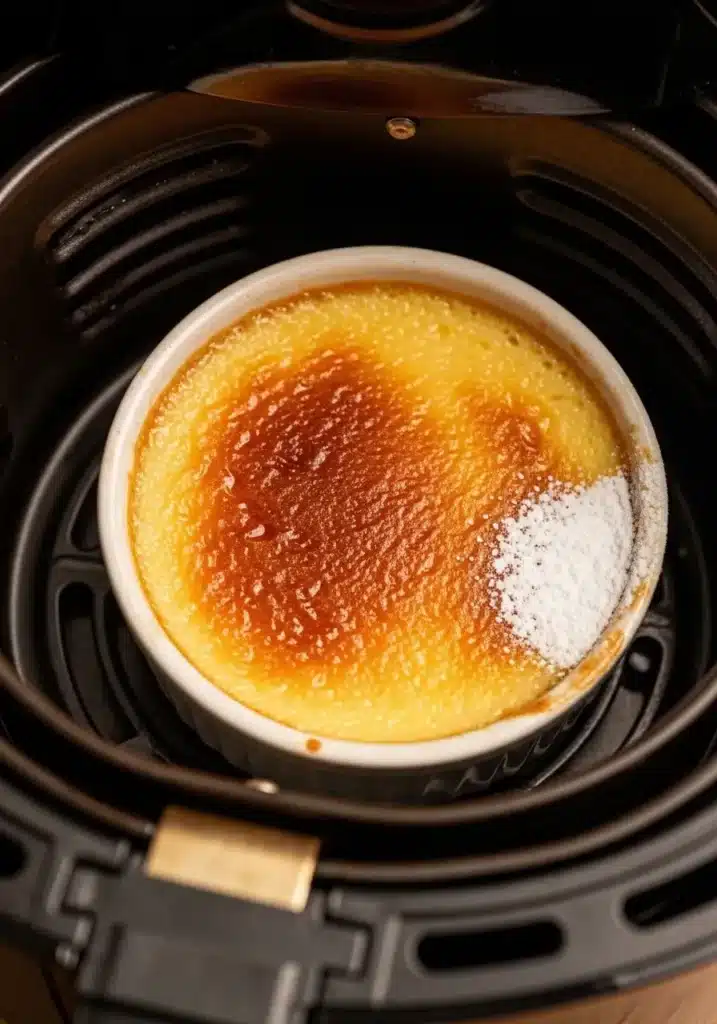 pudim de leite condensado na air fryer