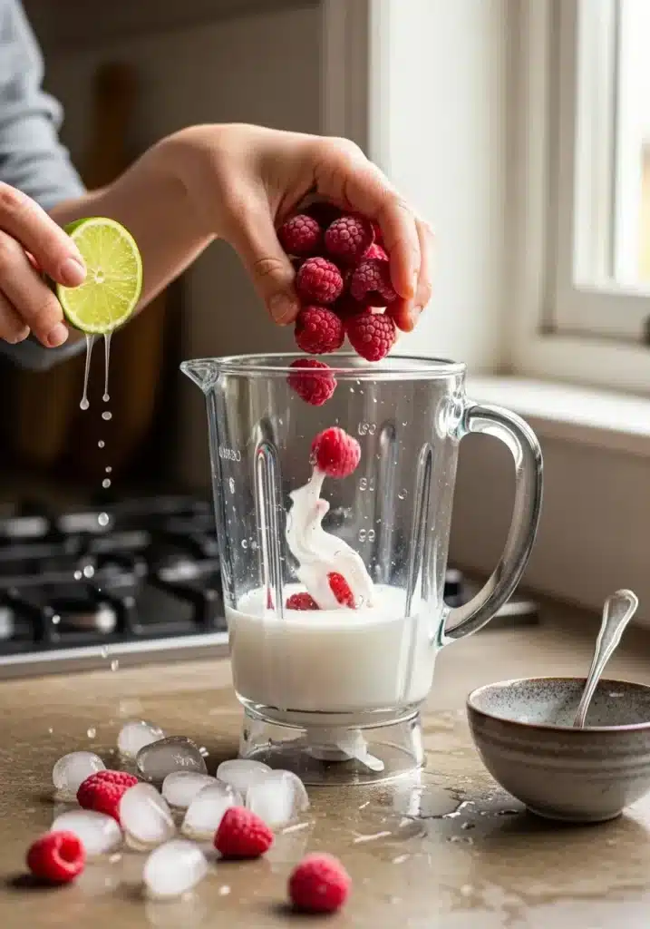 Raspberry Colada Twist