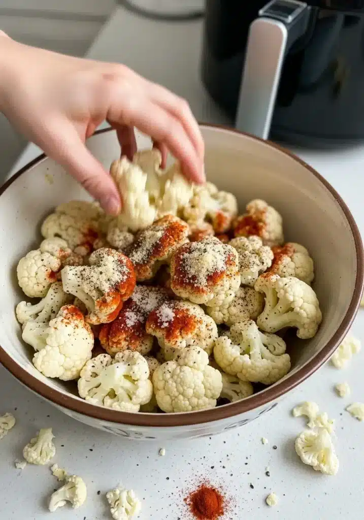 receita de couve flor na air fryer