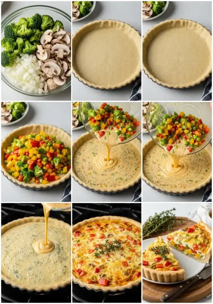 Receita de Quiche de Legumes Tradicional