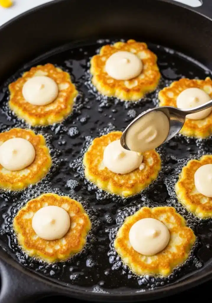 receita de bolinho de milho verde frito