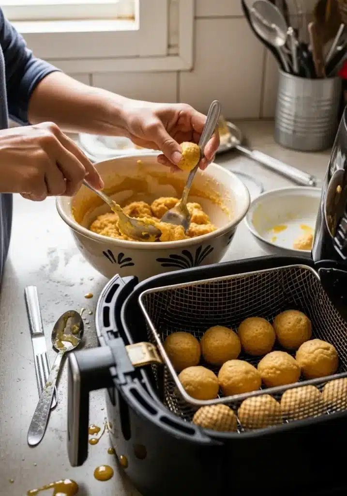 bolinho de chuva na air fryer