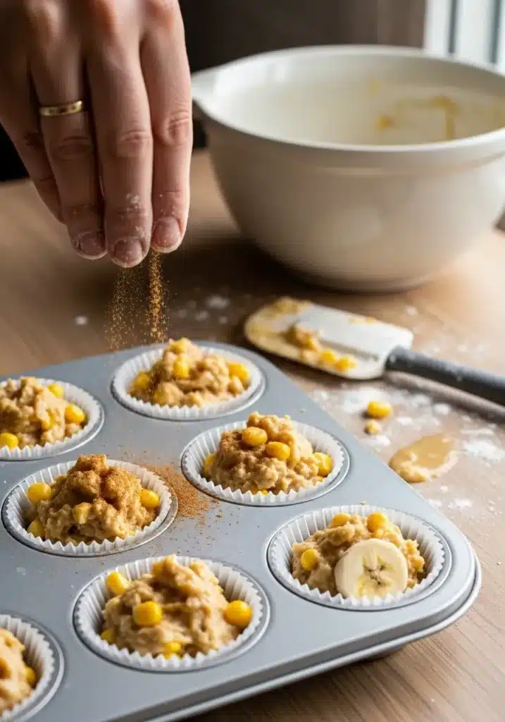 BOLINHO DE MILHO E BANANA SAUDÁVEL E FOFINHO