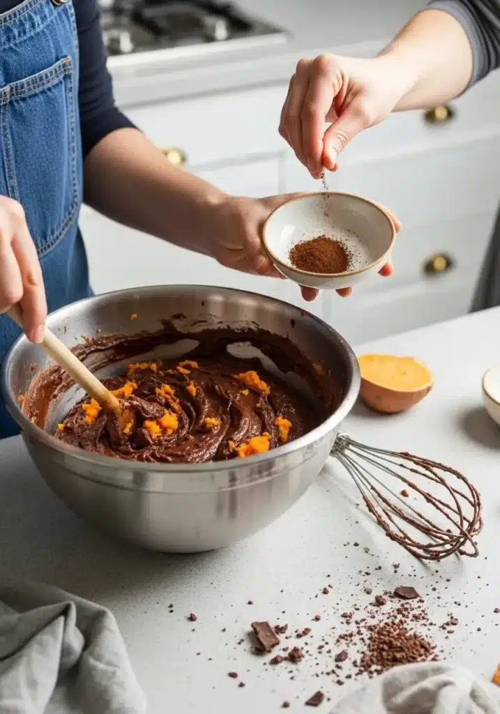 Barra de Brownie de Batata-Doce