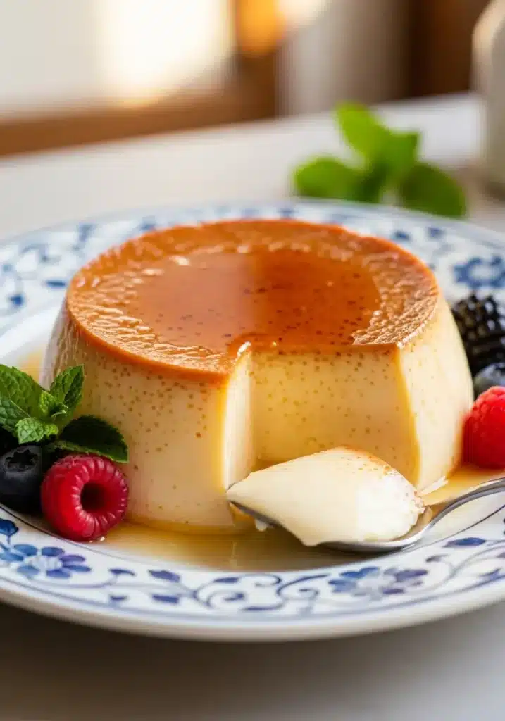 pudim de leite condensado moça