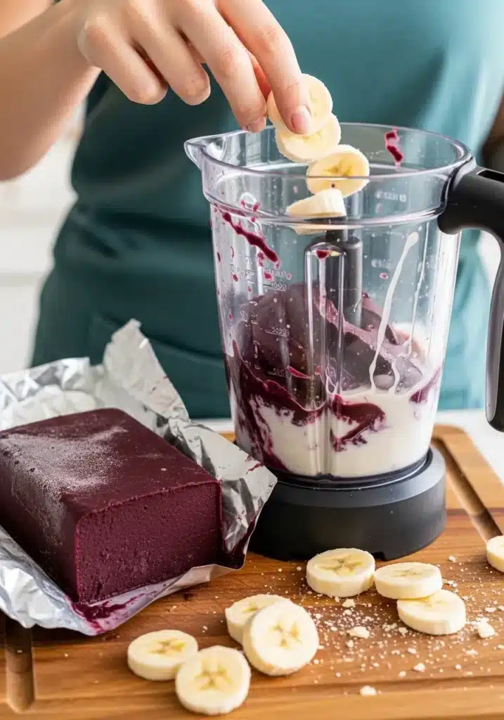 Tigela de Açai Vegana Simples