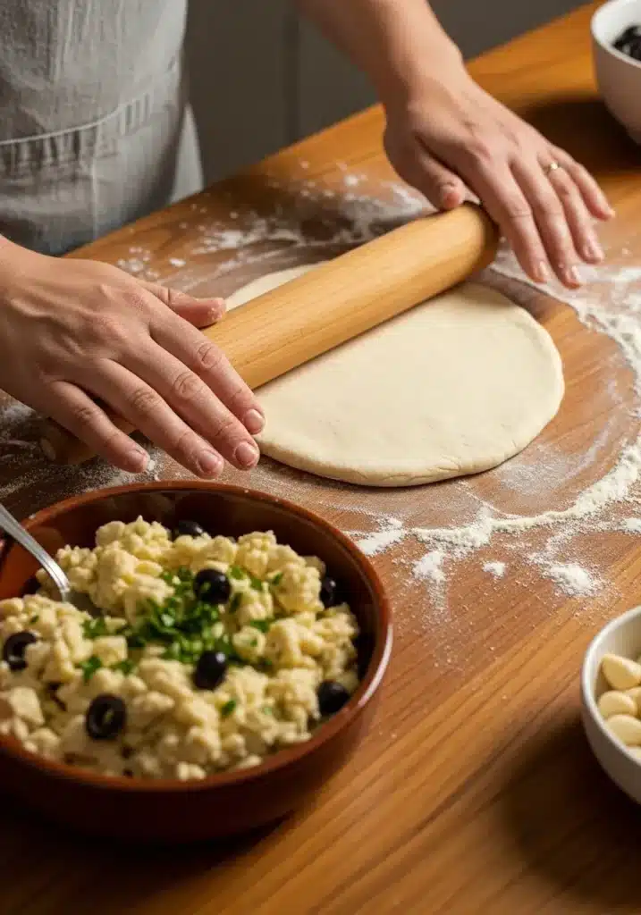 Pastel de Forno de Palmito com Azeitonas