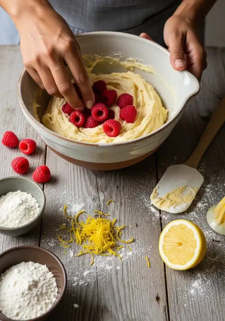 Bolo de Limão e Framboesa sem Glúten