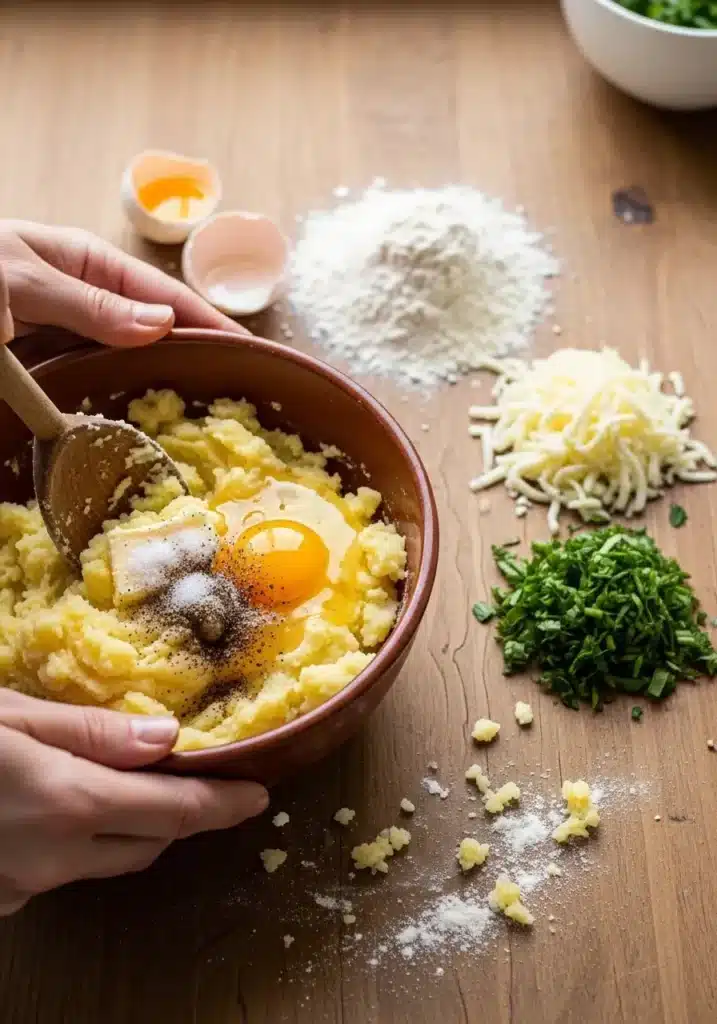 Bolinho de Batata com Queijo Super Cremoso