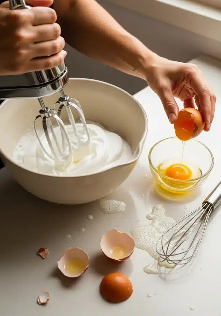 Omelete Nuvem com Queijo