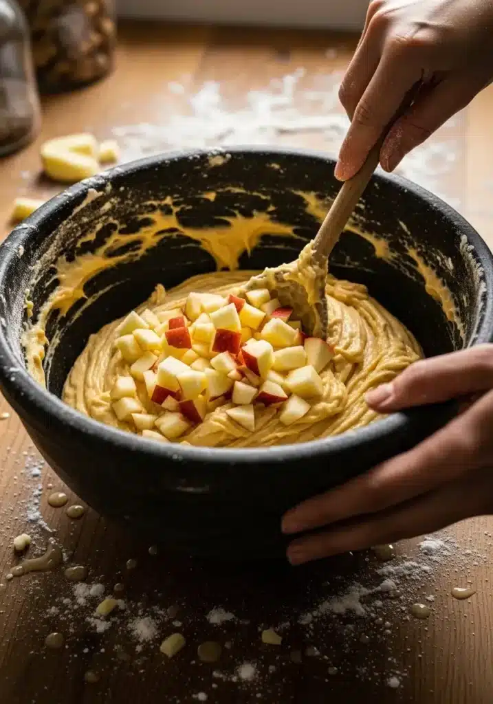 Bolo de maçã super cremoso