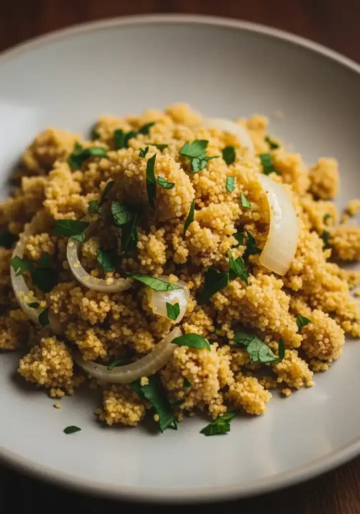 farofa de soja crocante