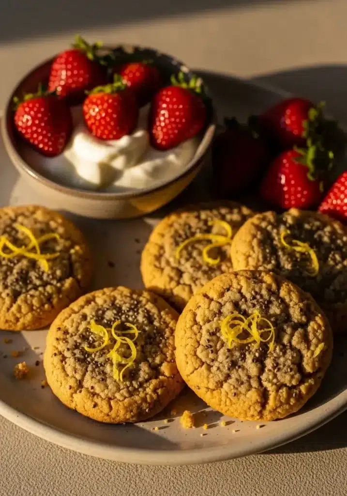 Biscoito Saudável de Limão e Chia