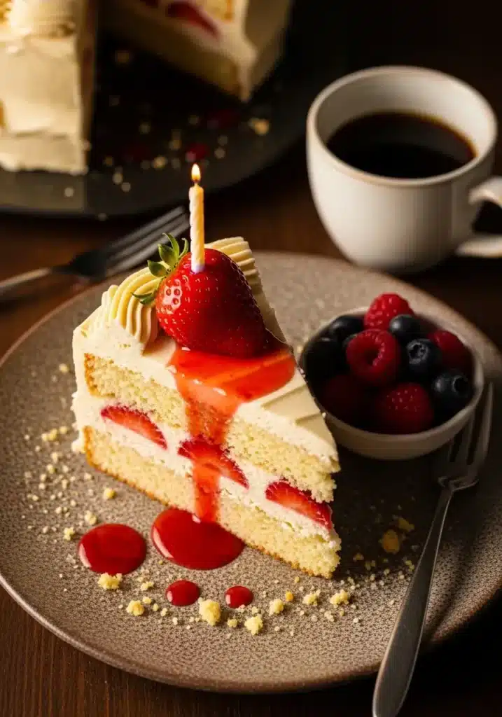 BOLO DE ANIVERSÁRIO DE NINHO E MORANGO