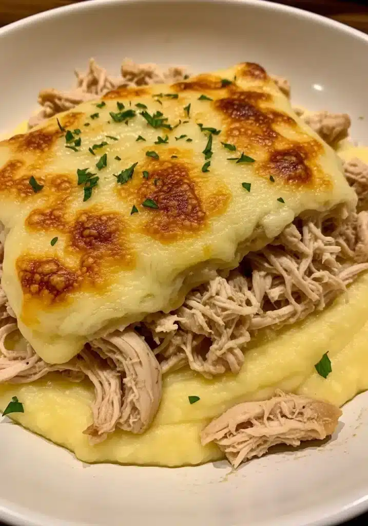 escondidinho de frango e batata