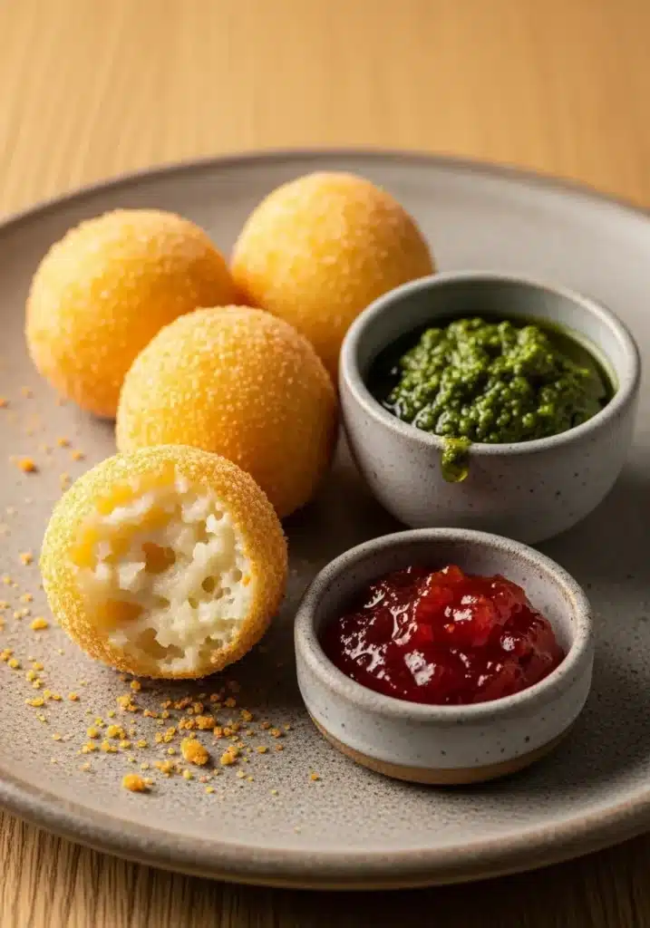 Mini bolinhos de tapioca no forno saudável