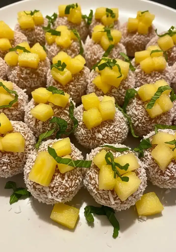 Brigadeiro de Abacaxi com Hortelã